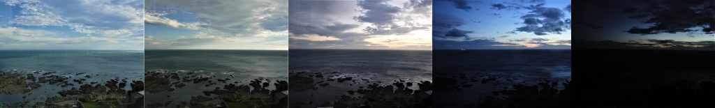 Photo series twilight at Cook Strait, New Zealand by Mirjam Muench