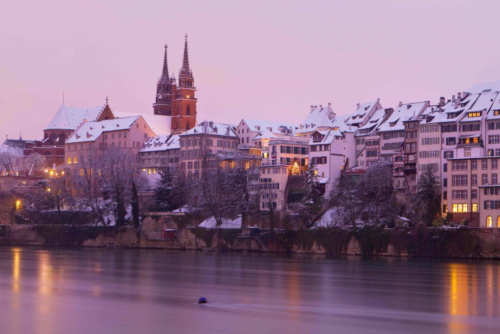Photo of Basel in winter